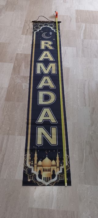 2 Banner Striscioni decorazione Ramadan Mubarak