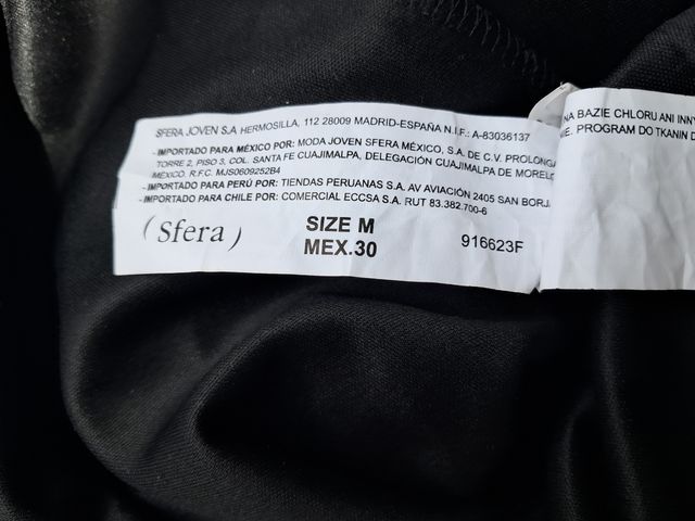 Vestido negro Sfera-Red