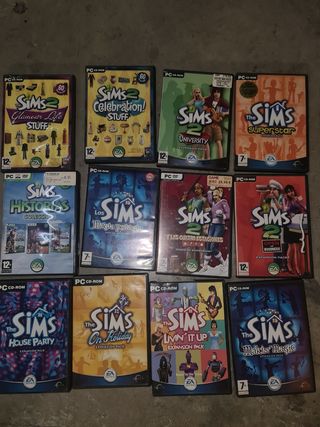 Sims 2 PC - 10 expansion packs