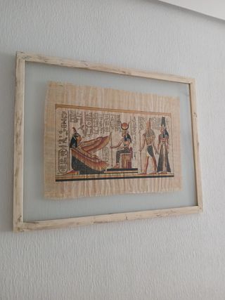 Cuadro Papiro auténtico egipcio