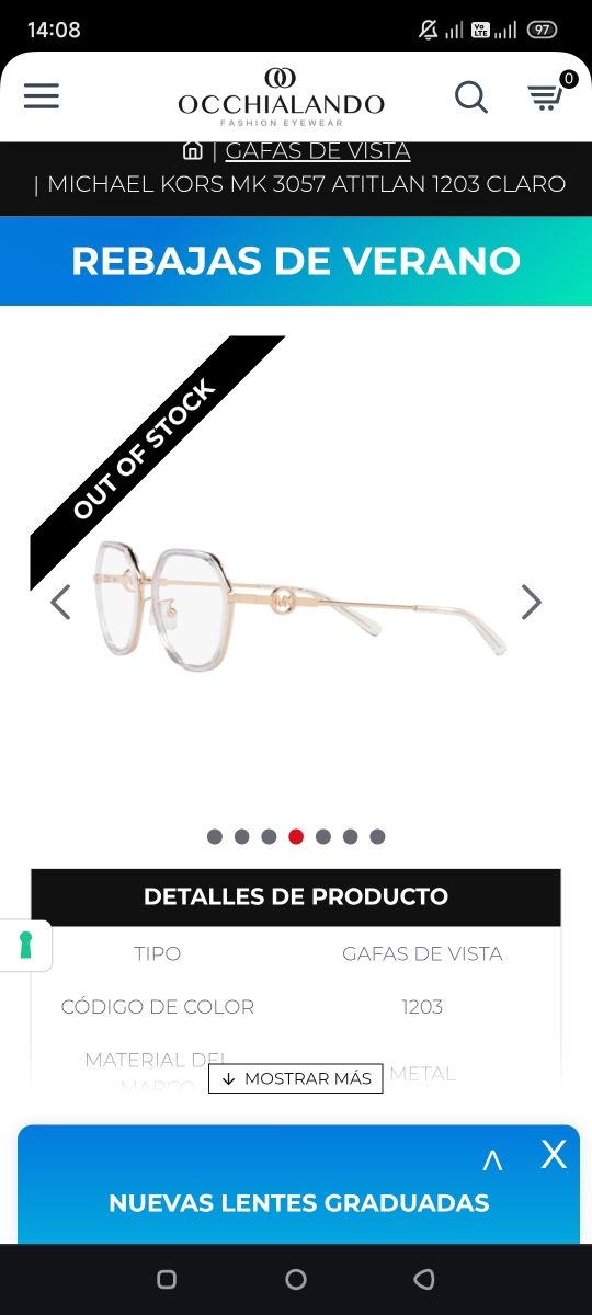 Michael Kors MK 3057 Gafas