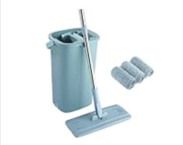 Easy Gleam Juego de mopa y cubo para fregar