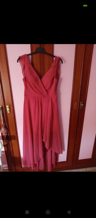 Vestido coral/ teja - Talla M