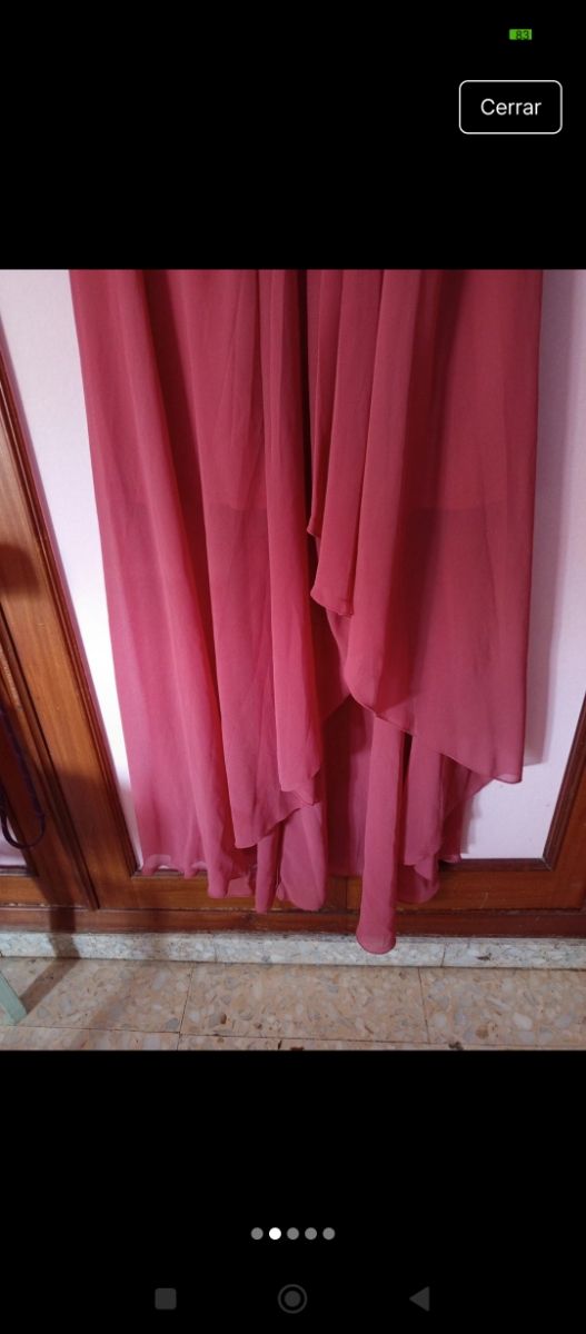 Vestido coral/ teja - Talla M
