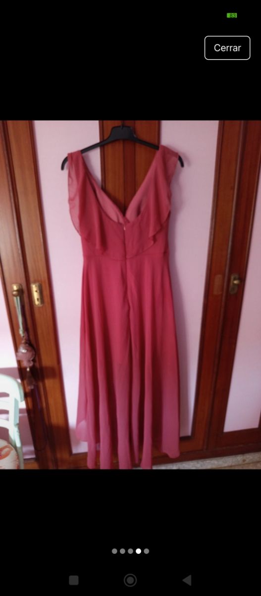 Vestido coral/ teja - Talla M