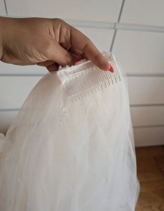 Velo novia blanco