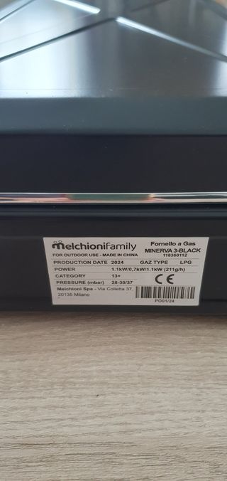 Fornello gas Minerva 3 fuochi 