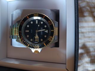 Reloj Duward bicolor dorado-plata