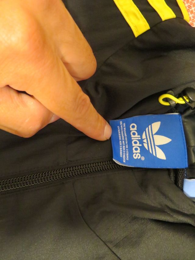 Giubbino Adidas Originals nero-giallo