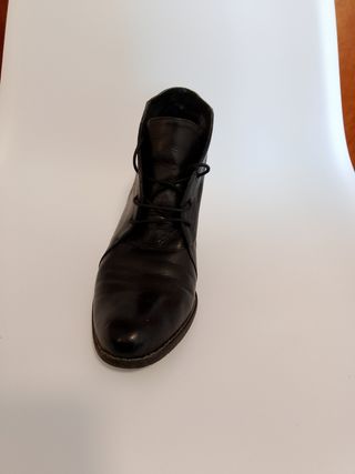 Botines negros piel mujer