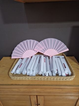 35 Abanicos Rosa - Nuevos