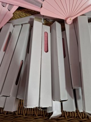 35 Abanicos Rosa - Nuevos