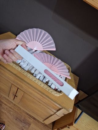 35 Abanicos Rosa - Nuevos