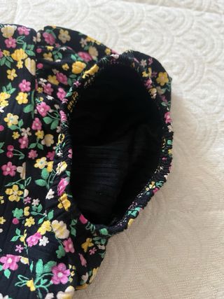 Vestido floral negro - Talla S