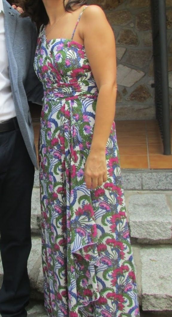 Vestido Tintorretto M multicolor