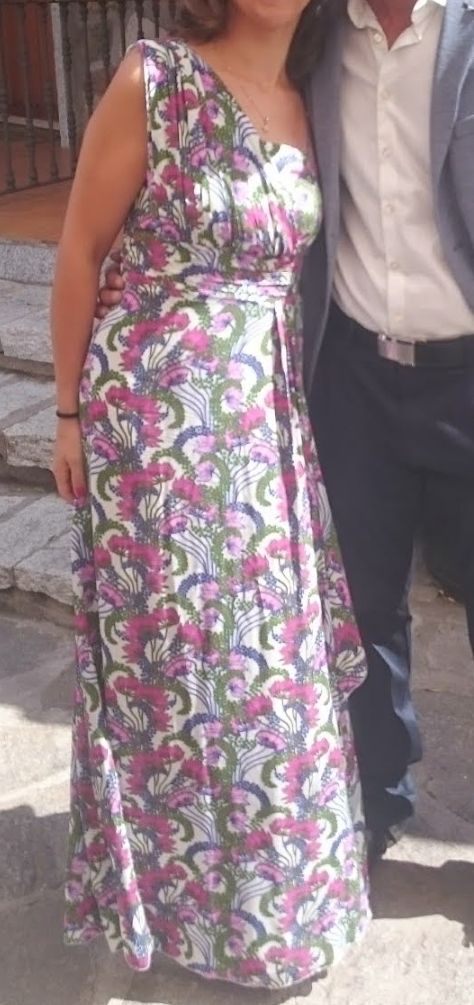 Vestido Tintorretto M multicolor