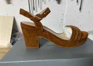 Sandali Minelli Marrone - Tacchi Quadrati