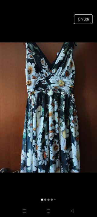 Abito Sandro Ferrone floreale XS