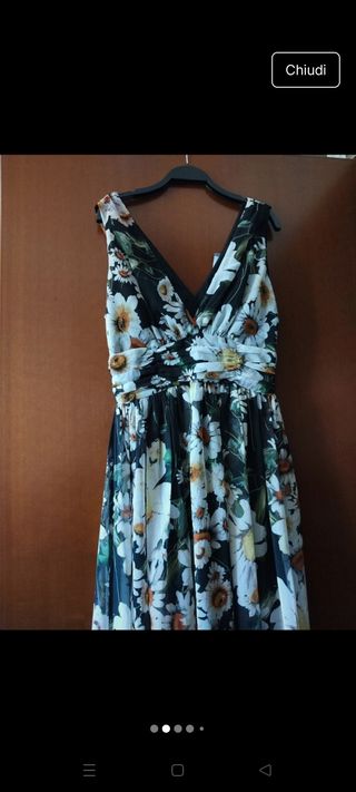 Abito Sandro Ferrone floreale XS