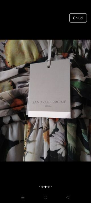 Abito Sandro Ferrone floreale XS