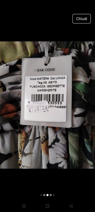 Abito Sandro Ferrone floreale XS