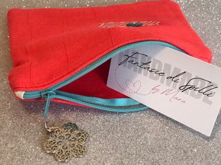 Pochette bustina  cuore rossa Fantasie di Spilli