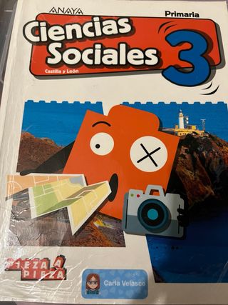 libro de texto Sociales 3 de primaria