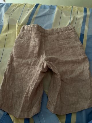 Shorts lino marrón - Talla 10