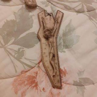 Rosario resina anni '70 - Lungo 1,60 m