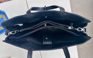 Bolso negro Parfois Asa corta y larga bandolera. 