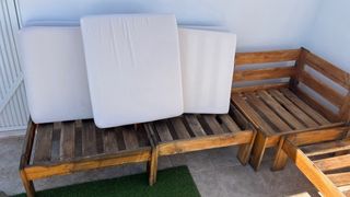 Set da giardino in legno - 4 pezzi