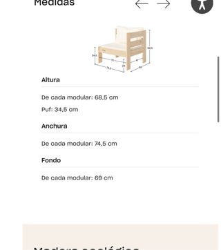 Set da giardino in legno - 4 pezzi