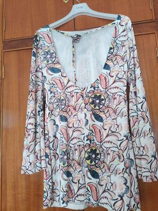 Vestido Zara estampado flores
