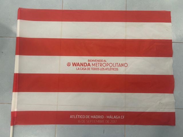 Bandera Atlético Madrid - Wanda Metropolitano