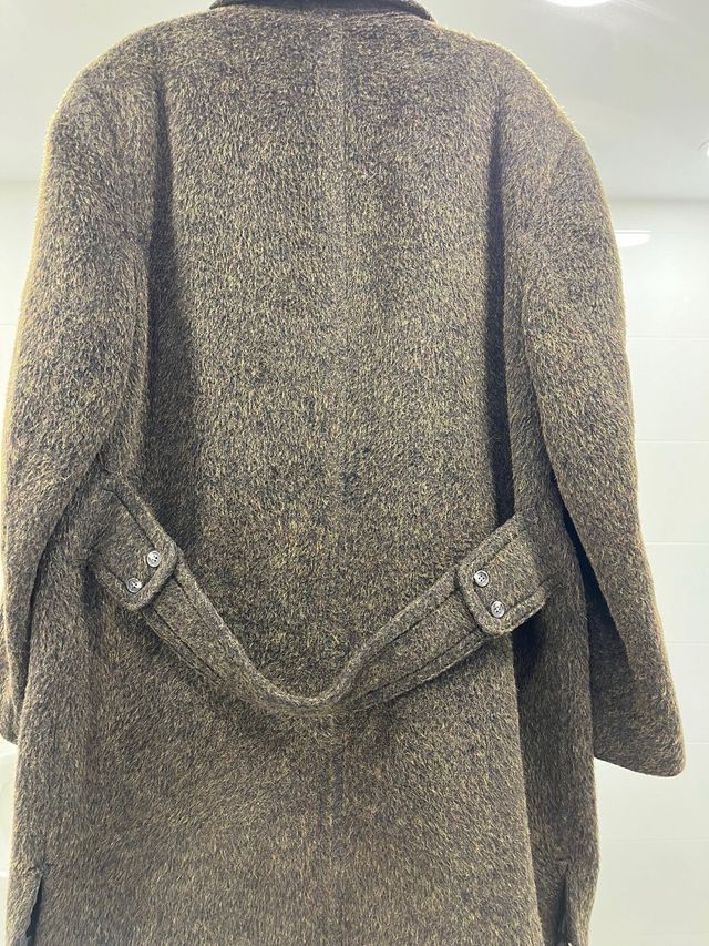 Abrigo mujer marrón verdoso