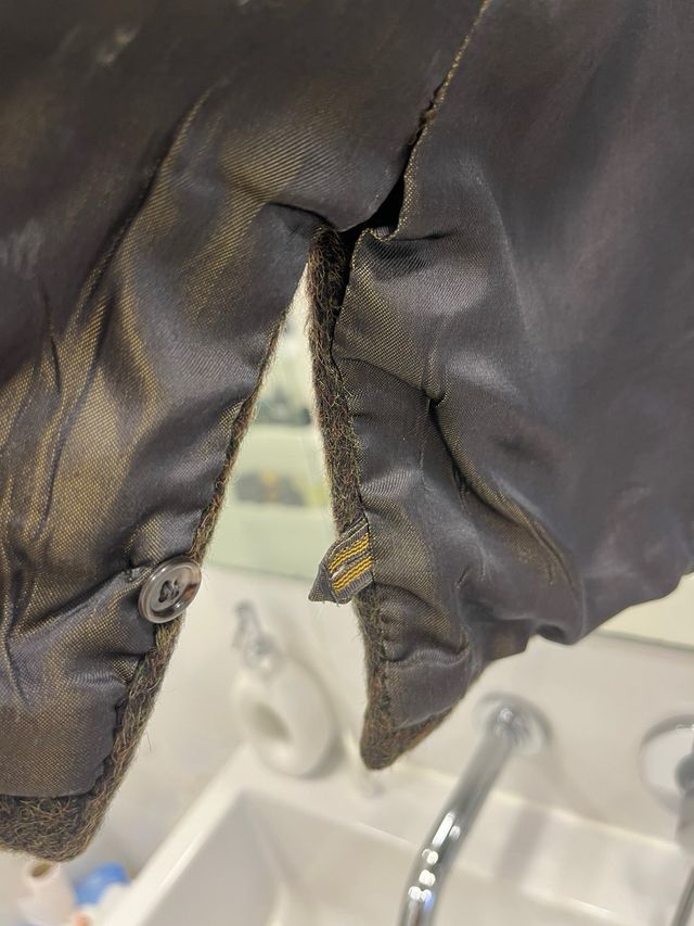 Abrigo mujer marrón verdoso