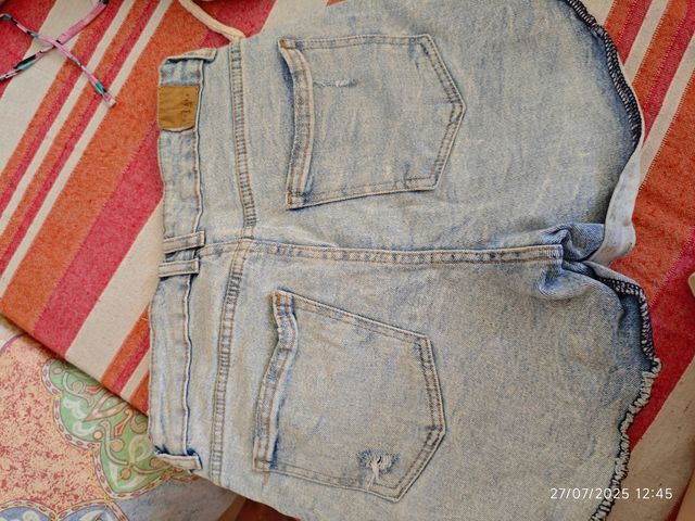 Shorts vaqueros Cortos denim claros