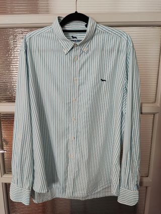 Camicia Harmont & Blaine a righe blu e bianche