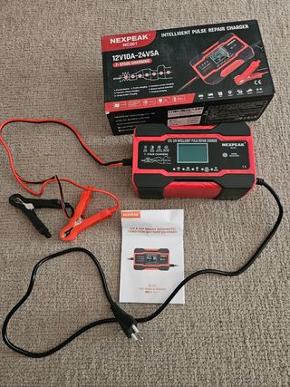 Cargador Bateria Pulsos NexPeak 12V10A-24V5A NC20