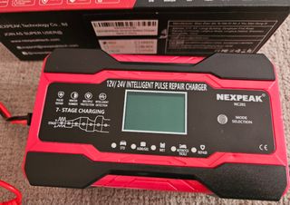 Cargador Bateria Pulsos NexPeak 12V10A-24V5A NC20
