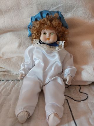 Bambola Porcellana - Capelli Ricci