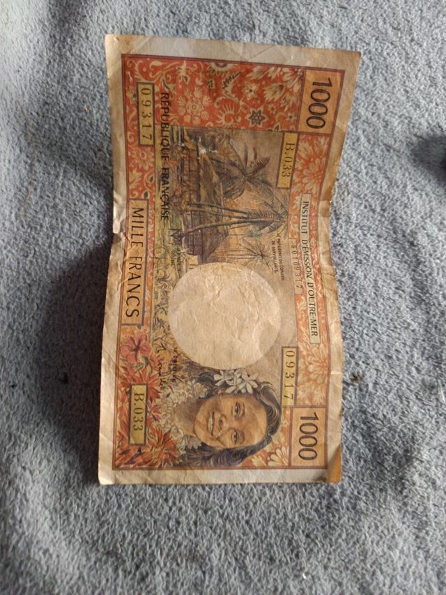 Billete 1000 Francos - Francia