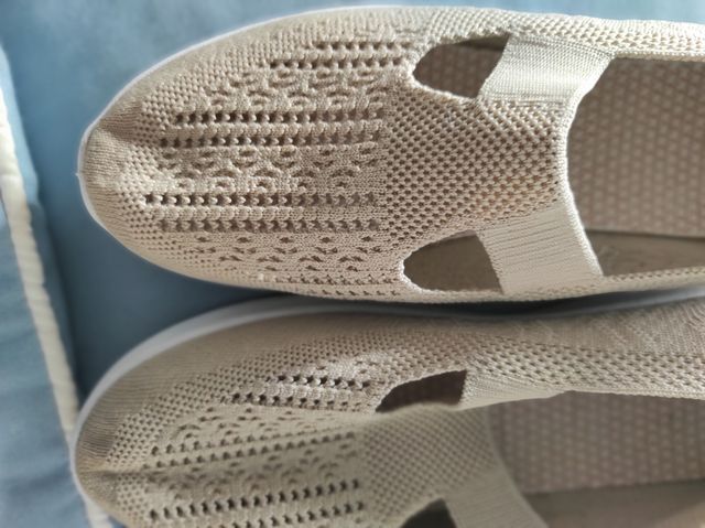 Zapatillas beige mujer - Talla 41
