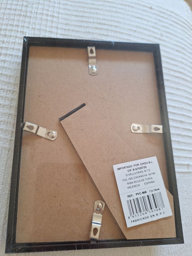 Marcos fotos 13x18cm negros NUEVOS