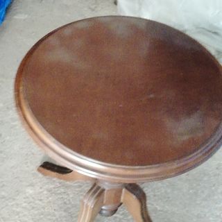 Mesa redonda madera -  maciza
