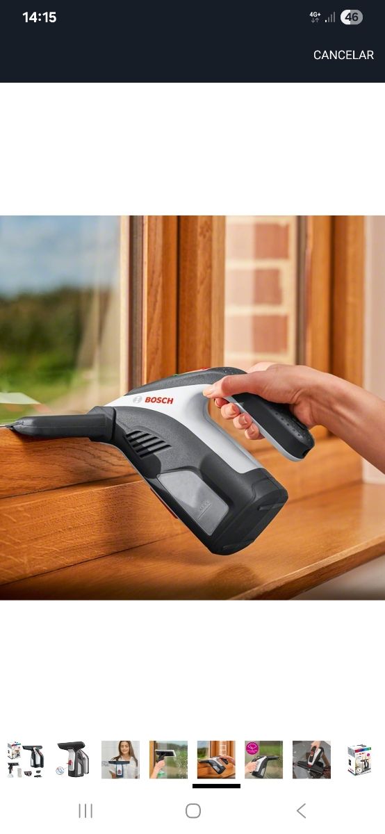 Máquina de limpia cristales