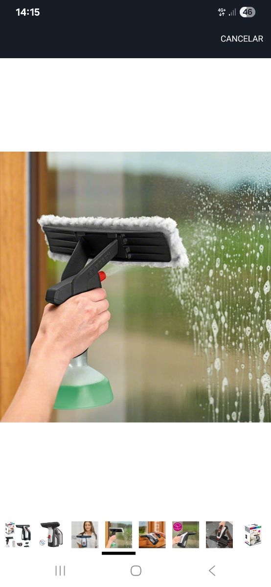 Máquina de limpia cristales