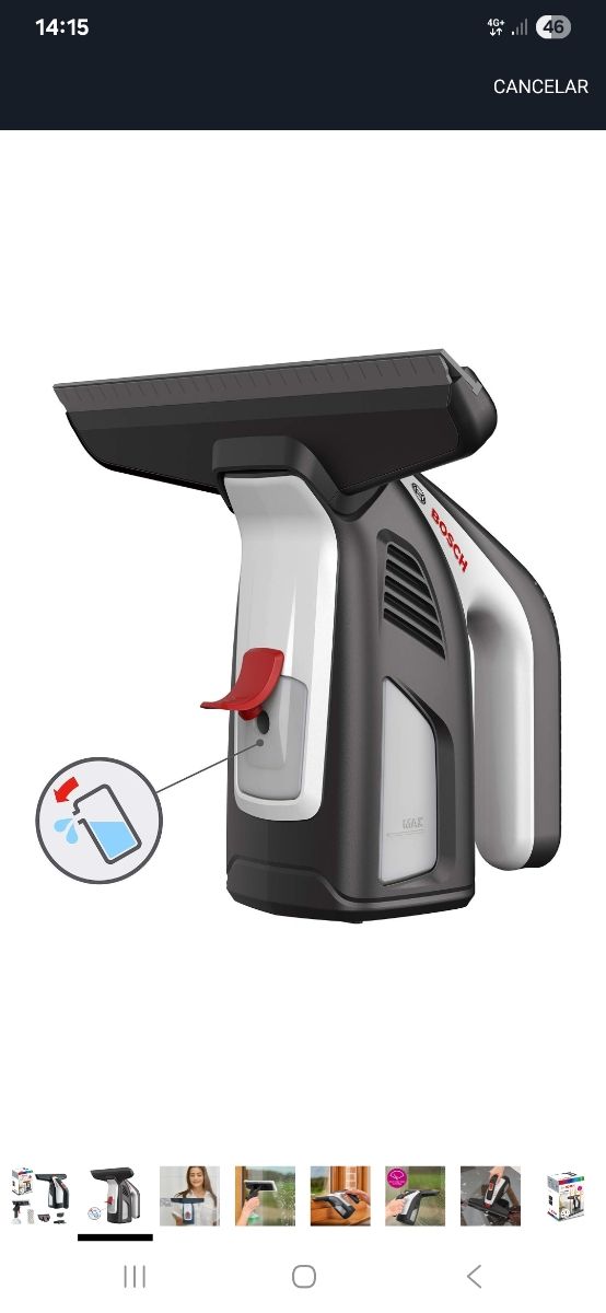 Máquina de limpia cristales