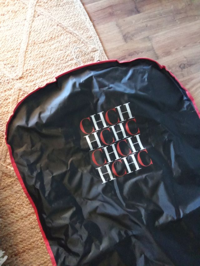 Funda viaje Carolina Herrera - Negra/Roja