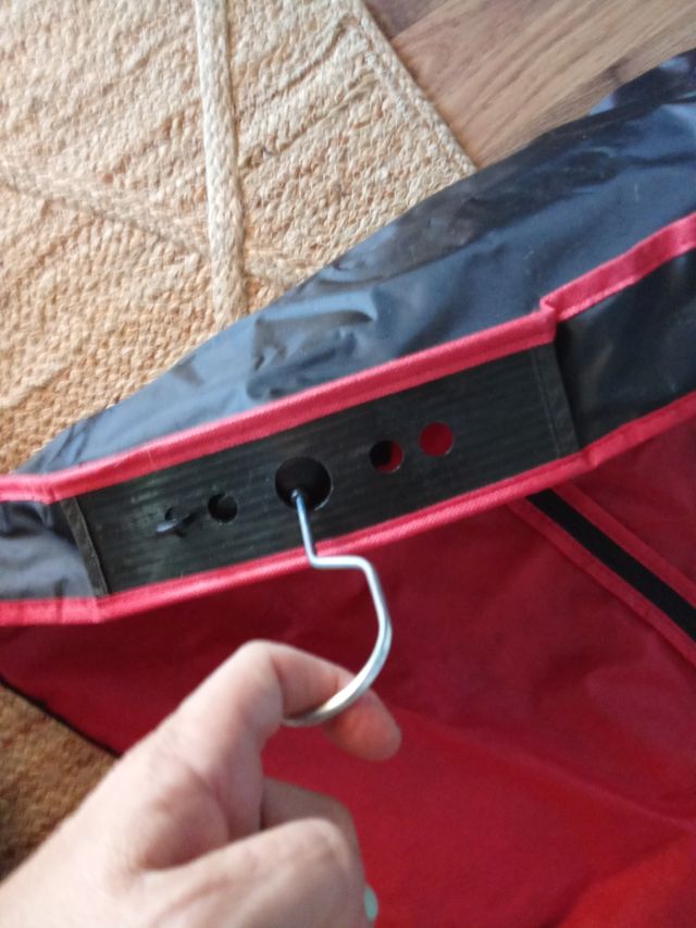 Funda viaje Carolina Herrera - Negra/Roja